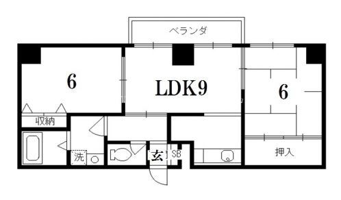 エグゼ東山 間取り図