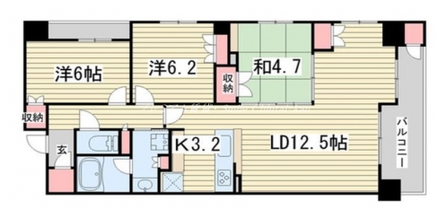 リソシエ西洞院センシア 間取り図