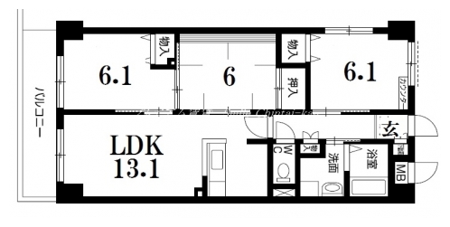 アピアランス優貴 間取り図