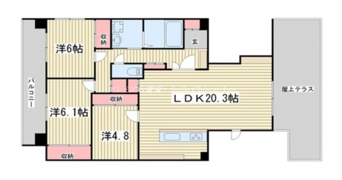 シルエラ御所南 間取り図