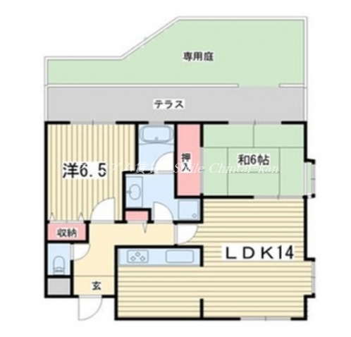 松ヶ崎パークホームズ 間取り図