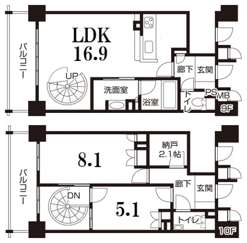 ＳＯＨＯ烏丸 間取り図