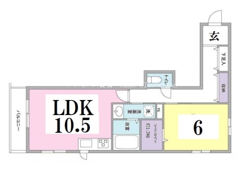 リヴェール響 間取り図