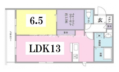 リヴェール響 間取り図