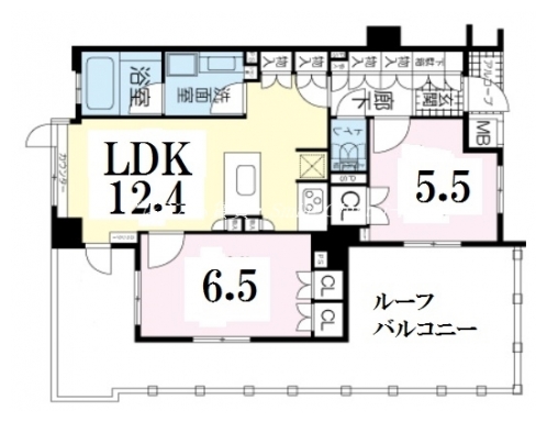 リビオ四条大宮 間取り図