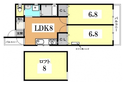 アルカス京都東山三条 間取り図