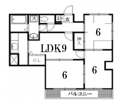 レイ北山 間取り図