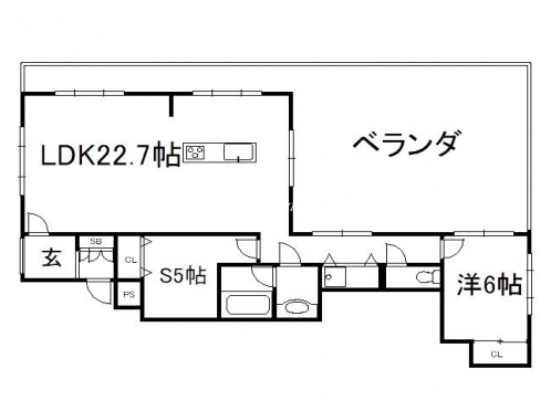リーリエ北大路 間取り図