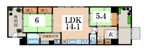 アビターレ室町 間取り図