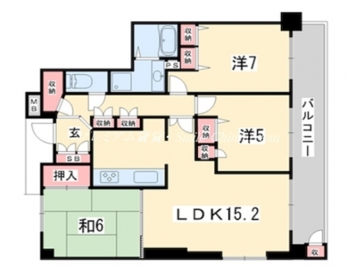 エフュージョン京都今出川 間取り図