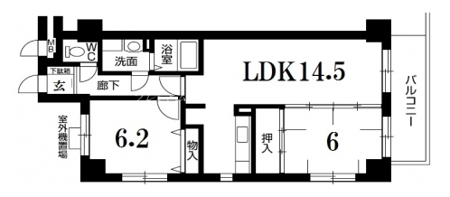 サンロータス池治 間取り図