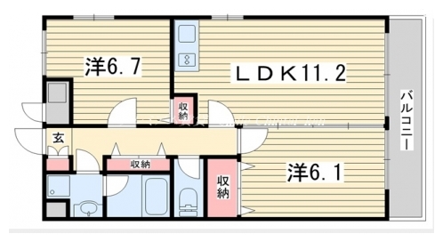 STRUCTURE鴨川紫明 間取り図