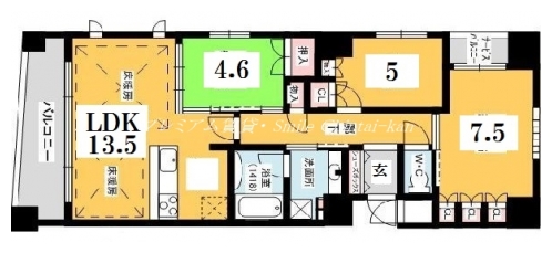 ブランズ京都御池通り 間取り図
