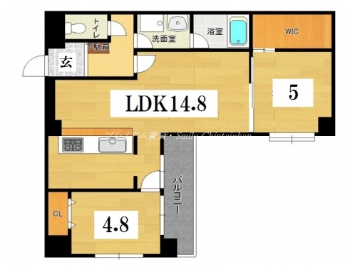 フォルム五条西洞院 間取り図