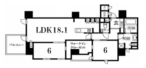 グランドメゾン京都御池通 間取り図