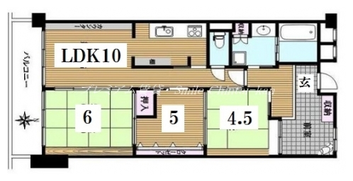 ポルトド岡崎 間取り図