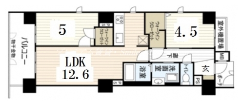 リソシエ御所南 間取り図