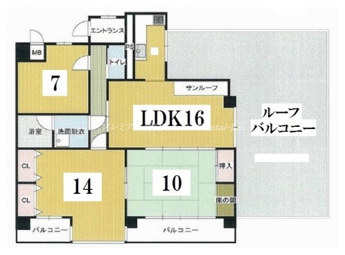 ルミエール丸太町 間取り図