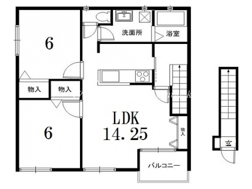 ラ・ペ北大路小山 間取り図