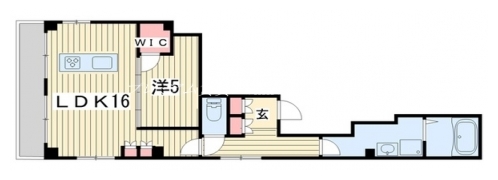 仮称：中京区堺町マンション 間取り図