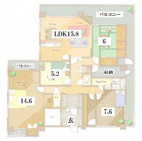アデスト五条 間取り図