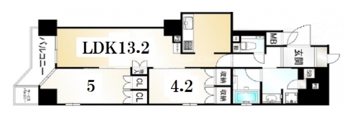 プレミスト京都御池通 間取り図