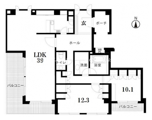 アステシオ清和院 間取り図