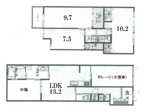 京都府庁西フルリノベホーム 間取り図