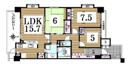 レピア東山神宮道アーバンライフ 間取り図