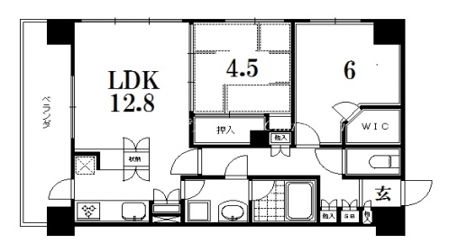 藤和シティホームズ堺町通 間取り図