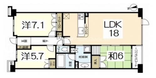 Ｊ.ＧＲＡＮ　ＴＨＥ　ＨＯＮＯＲ　下鴨糺の社 間取り図