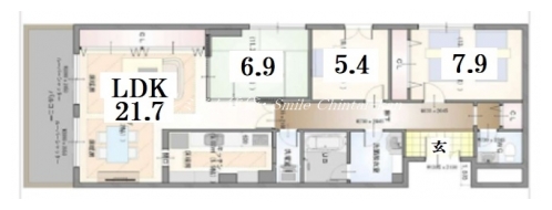 御所東アーバンライフ 間取り図