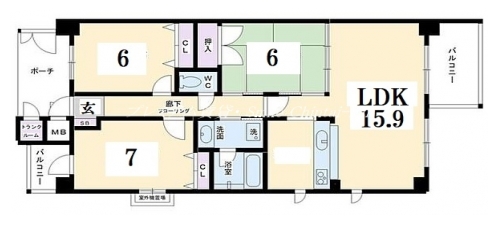フォルム聖護院別邸 間取り図