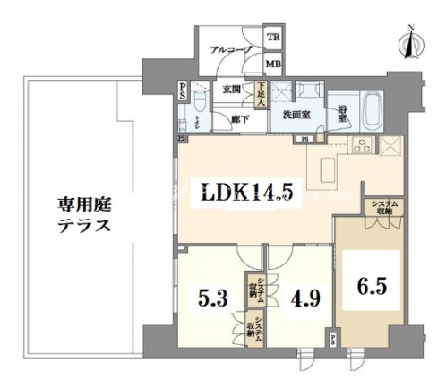 THE RESOCIA 間取り図