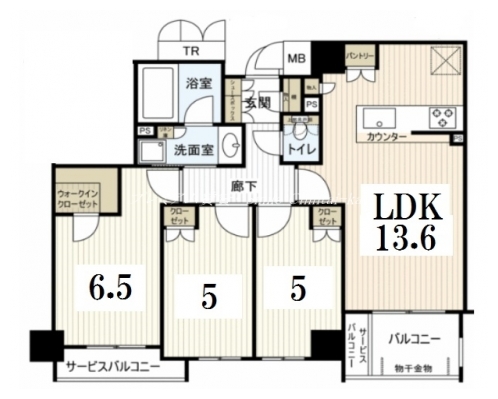 ブランズ京都御所西 間取り図