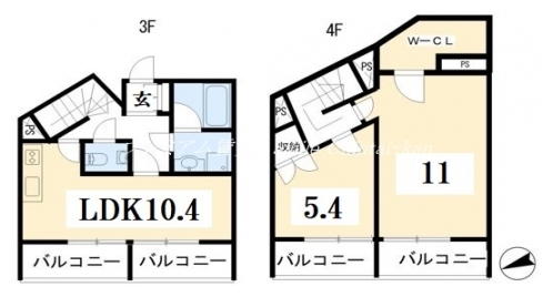 パークハウス 間取り図