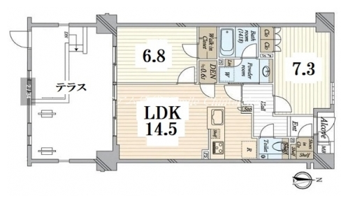 プラウド京都御所東 間取り図