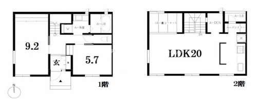 ヨシダテラス 間取り図