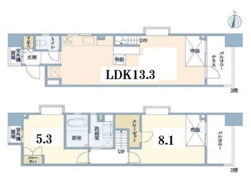アルス四条室町Dスタイル 間取り図