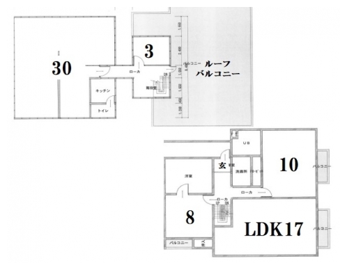 イーストベル 間取り図