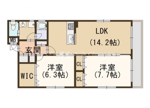 ＥＸＣＥＥＤ二条高倉 間取り図