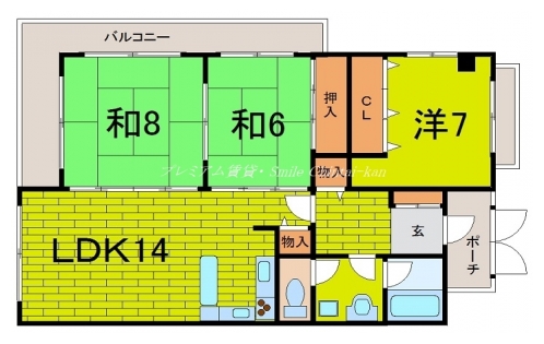 アーバン紫園 間取り図