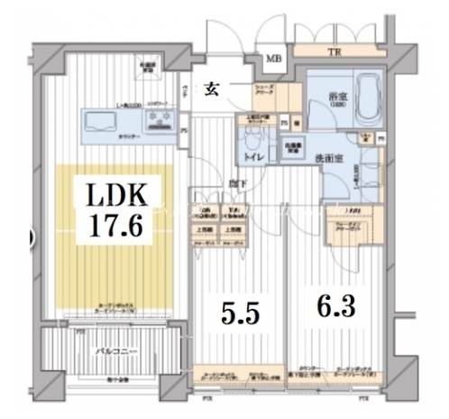 ザ・レジデンス京都東洞院四条 間取り図