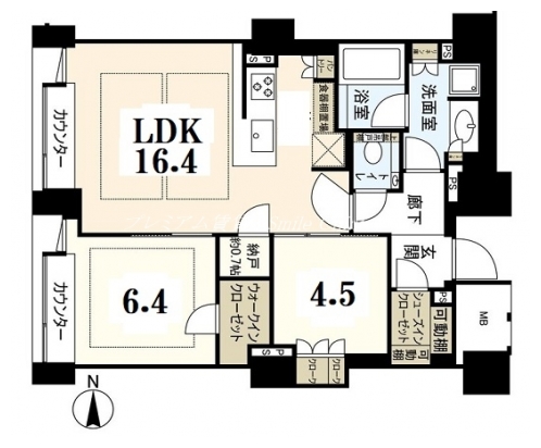 パークホームズ京都二条城 間取り図