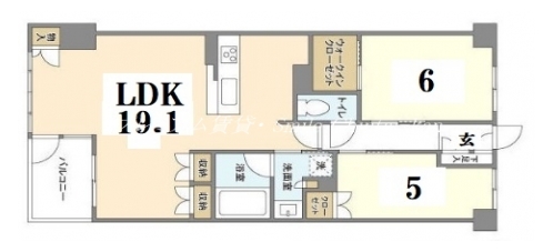 ブランズ京都円町 間取り図