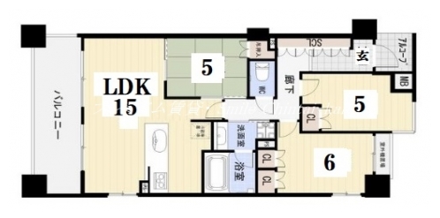 イーグルコート三条京阪 間取り図