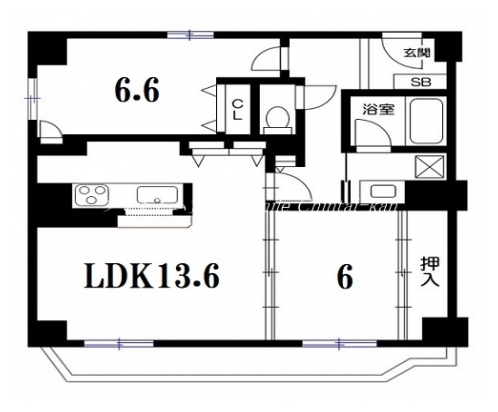 メゾン洛北 間取り図