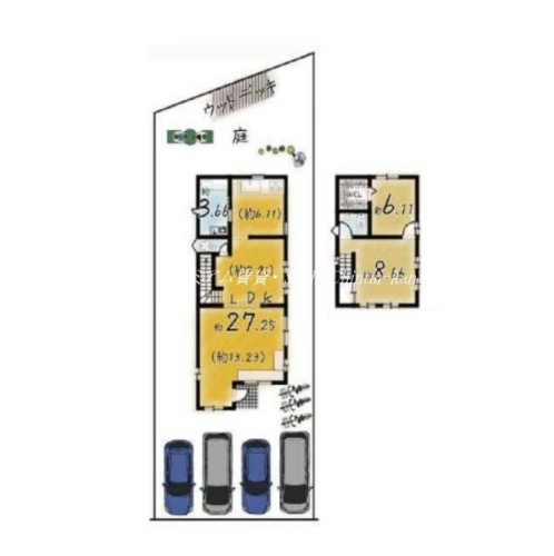 岩倉南木野町戸建賃貸 間取り図
