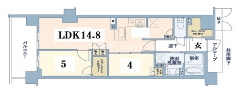 ジオ京都二条 間取り図