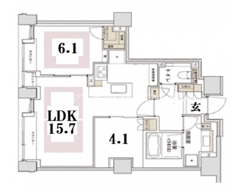 パークホームズ京都二条城 間取り図